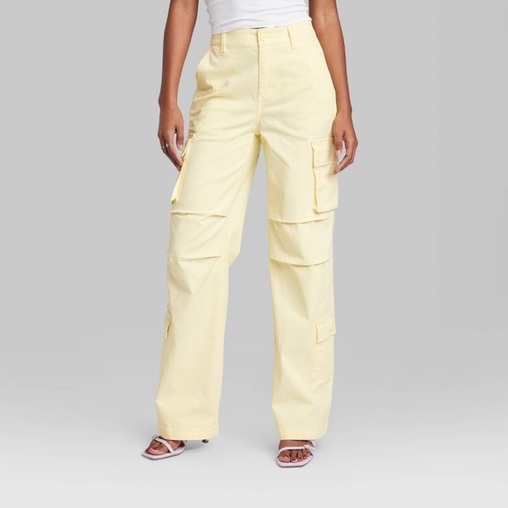 Women's High-Rise Cargo Utility Pants - Wild Fable - Picture 3 of 11